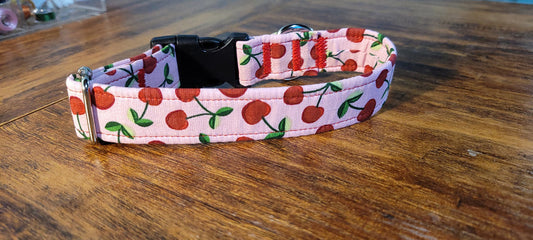 Pink Cherries Collar