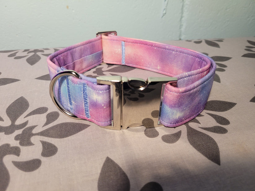 Crystalline Pink Glitter Collar