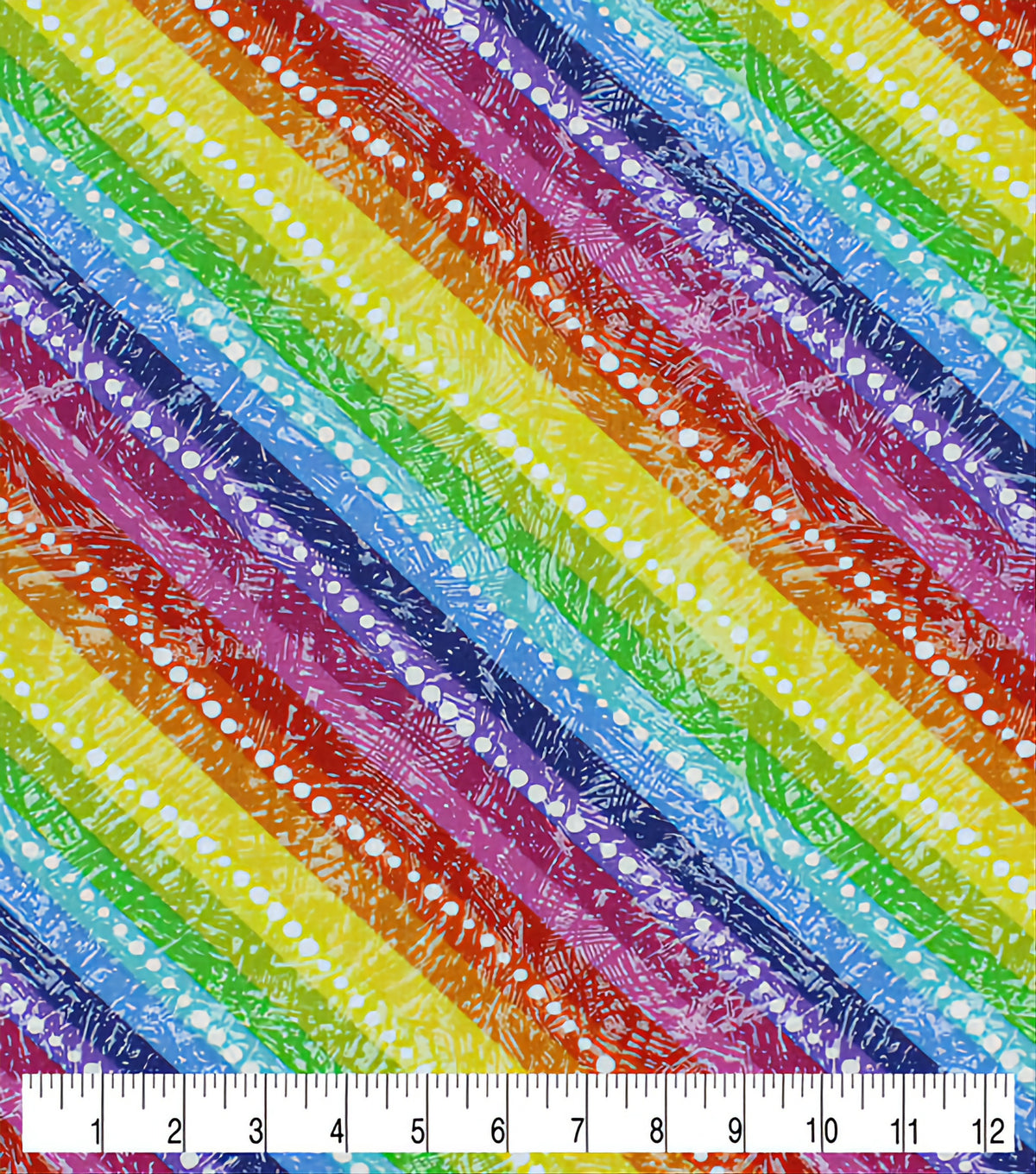 Rainbow Dot Stripes Collar