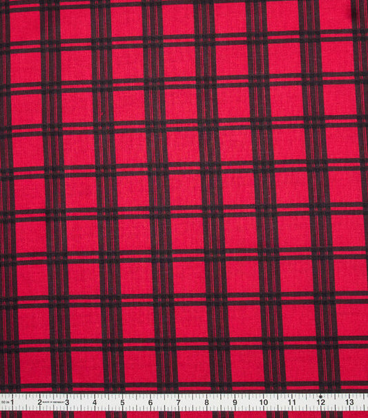Red Black Checker Collar