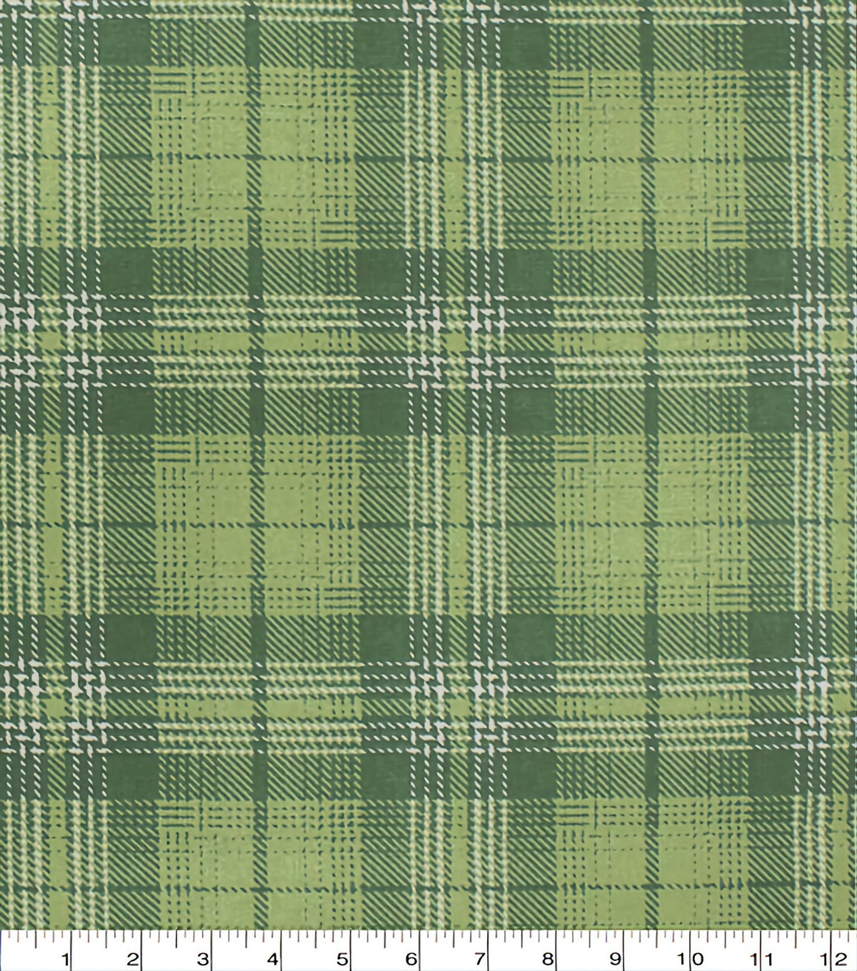Tartan Green Plaid Collar