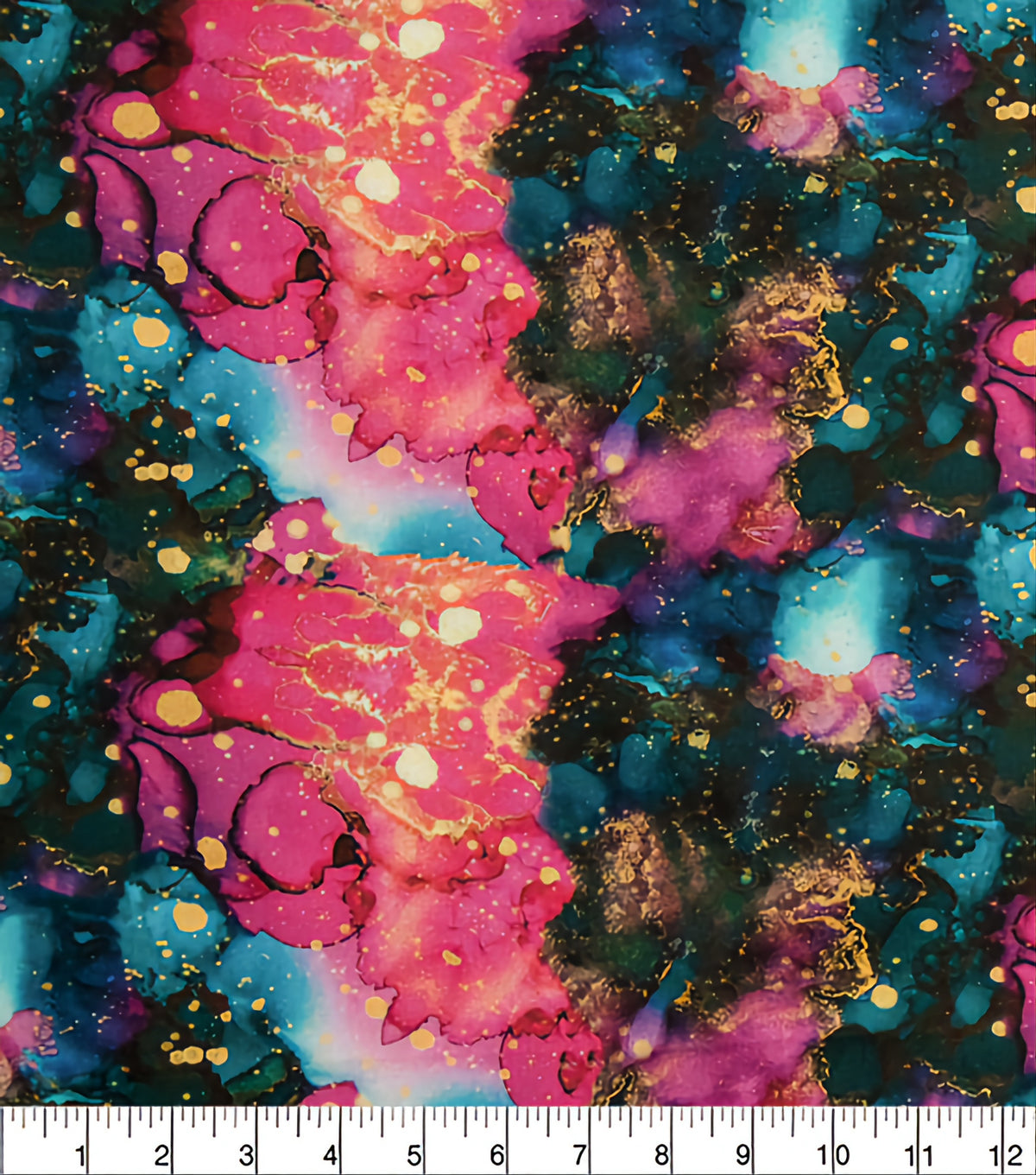 Pink Green Watercolor Collar